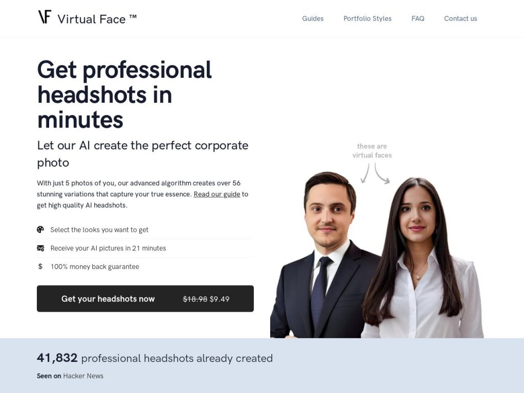Virtual Face: Perfect Your Profile Picture in Under 30 Minutes - AI Fella